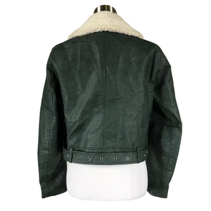 Unisex Zara - Nahkatakki, koko 42 -  (2)