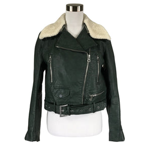 Unisex Zara - Nahkatakki, koko 42 -  (1)