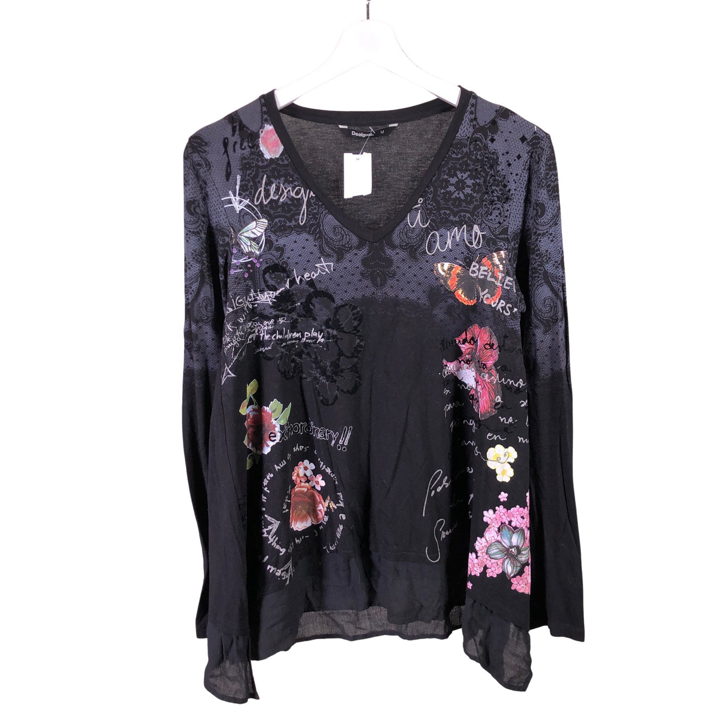 Unisex Desigual - Trikoopaita, koko 38 -  (1)