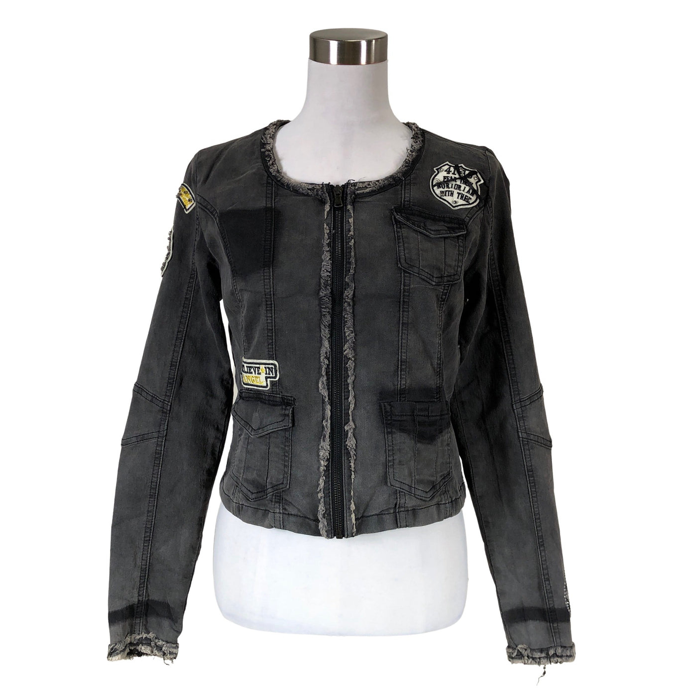 Unisex Cream - Farkkutakki, koko 38 -  (1)