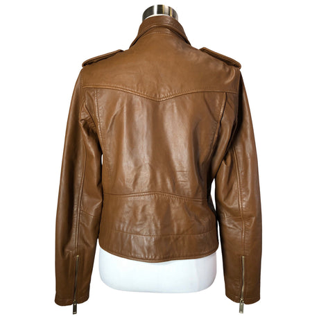 Unisex Massimo Dutti - Nahkatakki, koko 42 -  (2)
