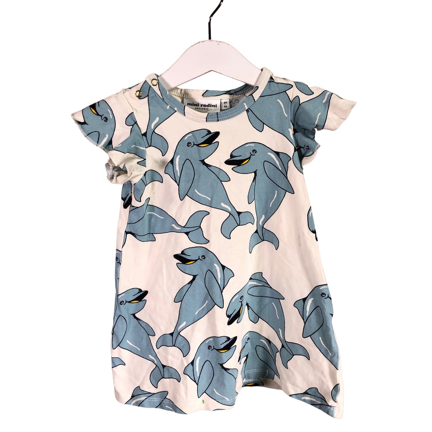  Mekko  Trikoomekko, koko 80 - 86  Mini Rodini 