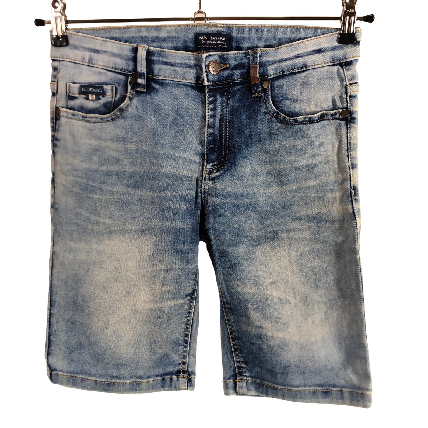 Unisex Nukutavake - Farkkushortsit, koko 146 - 152 -  (1)