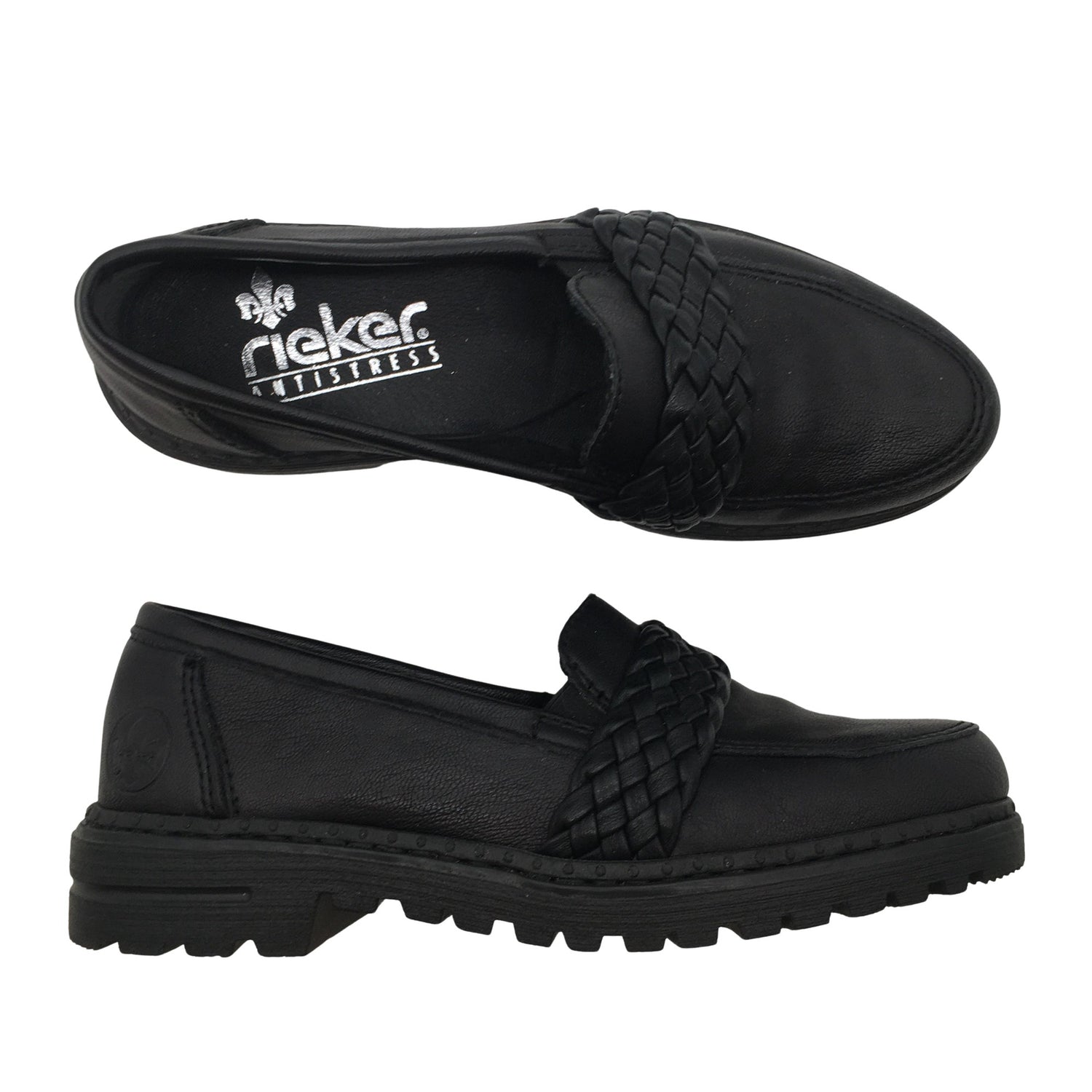  Loaferit  Loaferit, koko 36  Rieker 