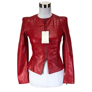 Unisex Zara - Nahkatakki, koko 34 -  (1)