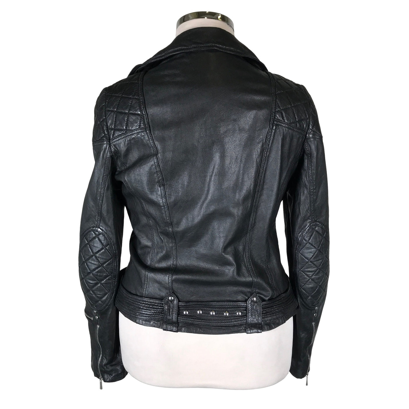 Unisex Karen Millen - Nahkatakki, koko 44 -  (2)