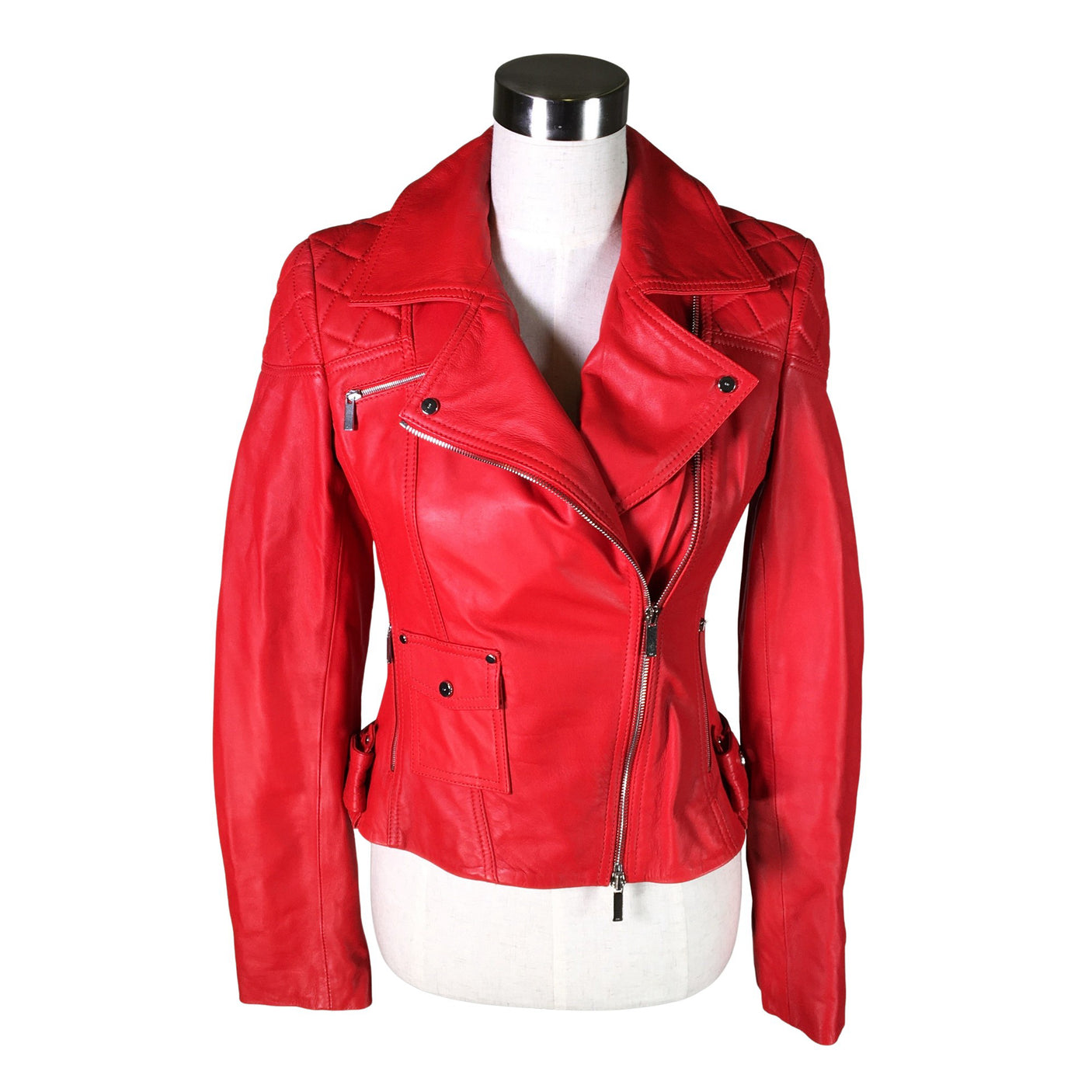 Unisex Karen Millen - Nahkatakki, koko 38 -  (1)