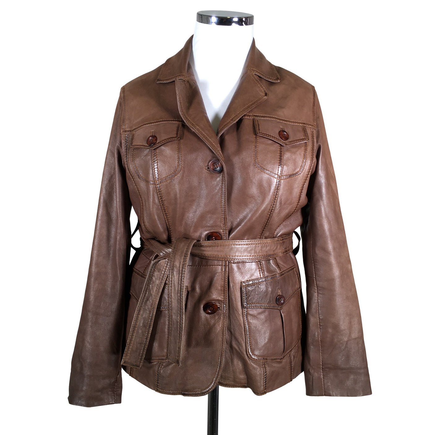 Unisex Aviation - Nahkatakki, koko 42 -  (1)
