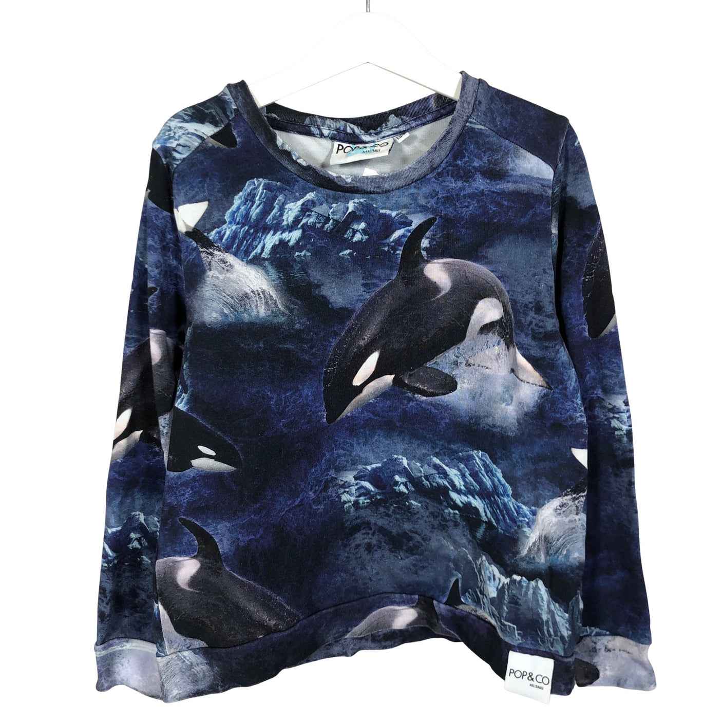 Unisex Pop & Co Helsinki - Collegepaita, koko 128 - 134 -  (1)