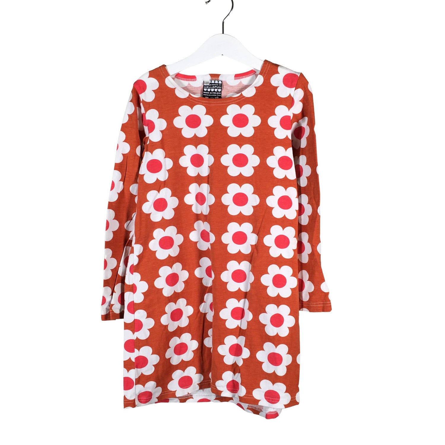  Mekko  Trikoomekko, koko 122 - 128  Hellapuu 