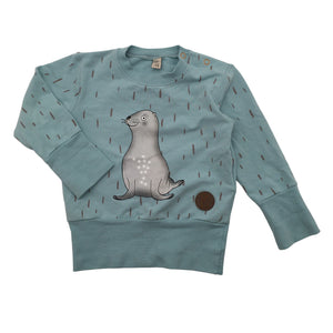 Unisex Blaa - Collegepaita, koko 74 - 80 -  (1)