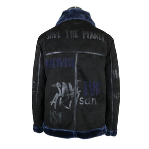 Unisex Desigual - Nahkatakki, koko 44 -  (2)