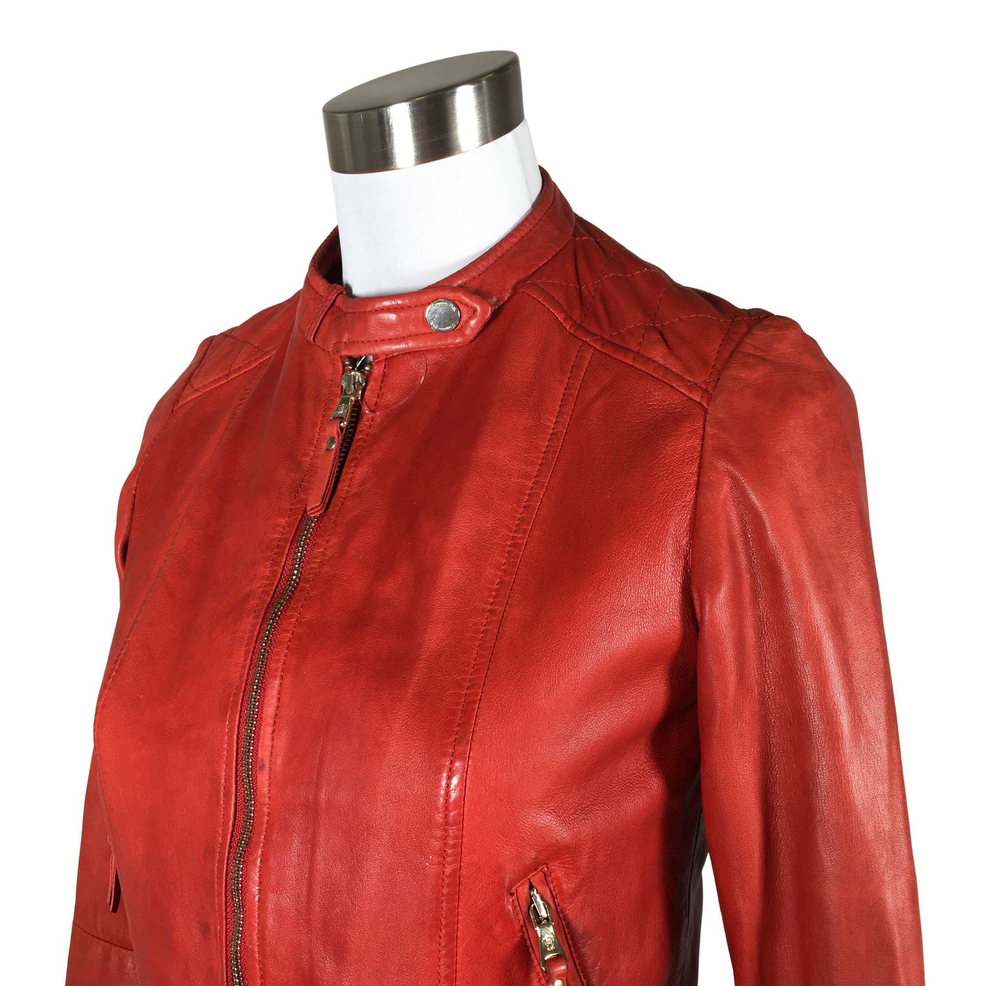 Unisex Massimo Dutti - Nahkatakki, koko 34 -  (3)