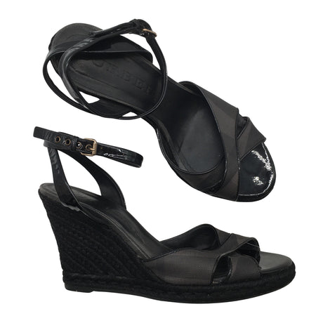 Unisex Burberry - Kiilakorkosandaalit, koko 39 -  ()