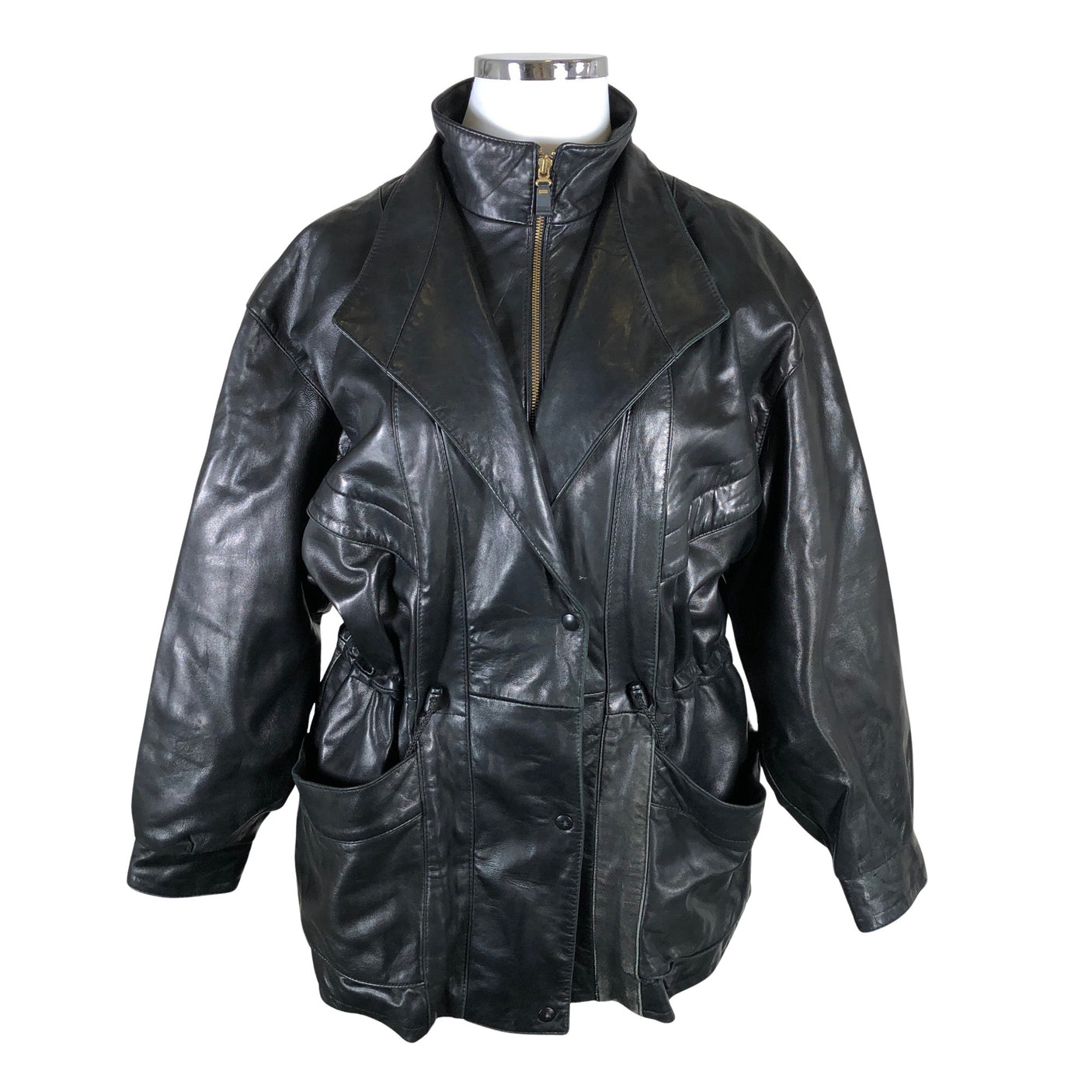 Unisex Viktor Sabo - Nahk jakk, suurus 42. -  (1)