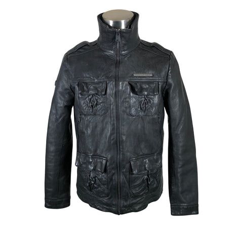 Unisex Superdry - Nahkatakki, koko M -  ()
