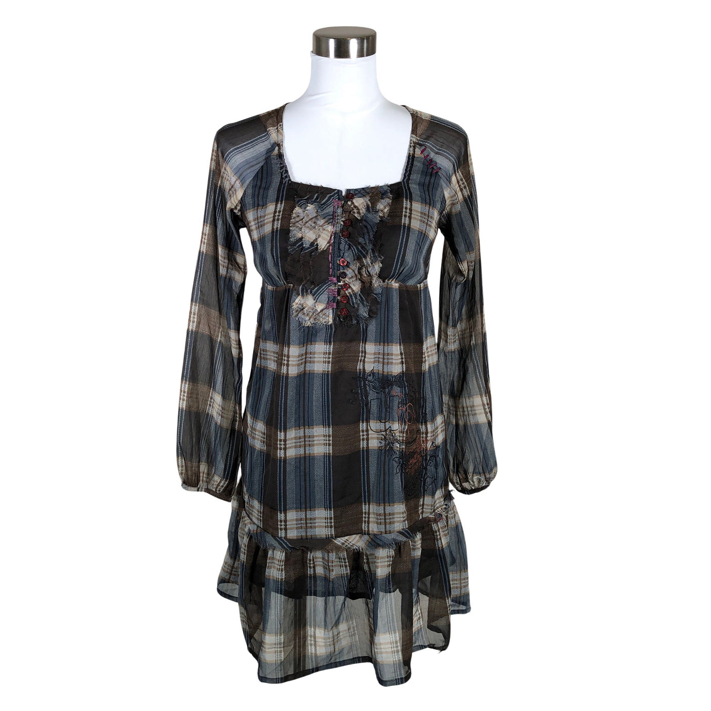 Unisex Desigual - Sifonkimekko, koko 38 -  (1)