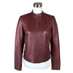 Unisex Massimo Dutti - Nahkatakki, koko 36 -  (1)