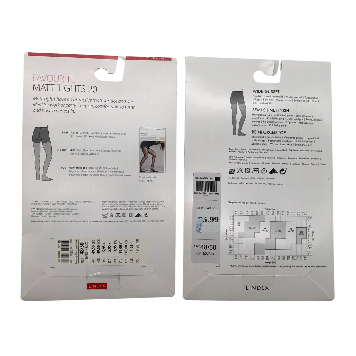 Unisex Lindex - Sukkpüksid, õhuke, suurus 48. -  (2)