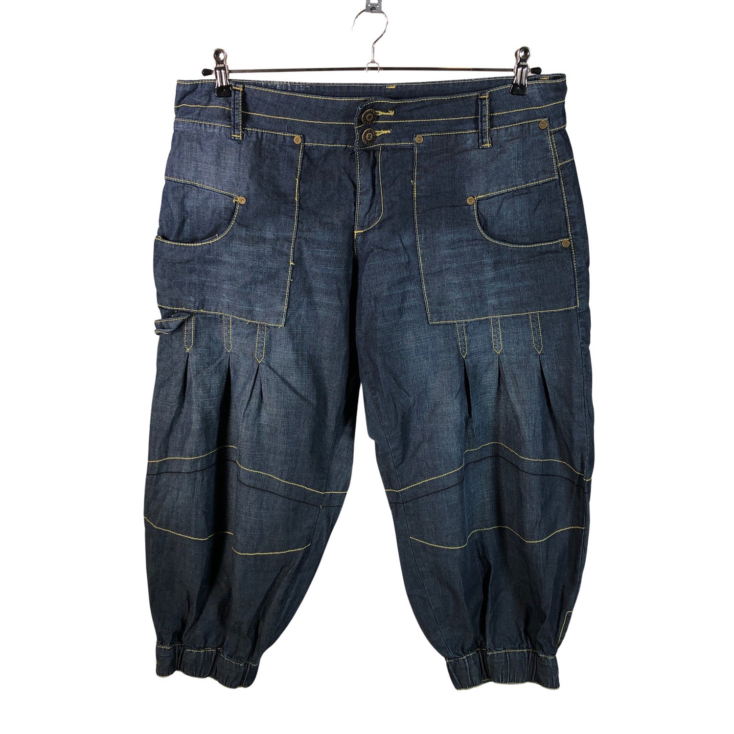 Caprit  Farkkucaprit, koko 44  ZJ denim identity 