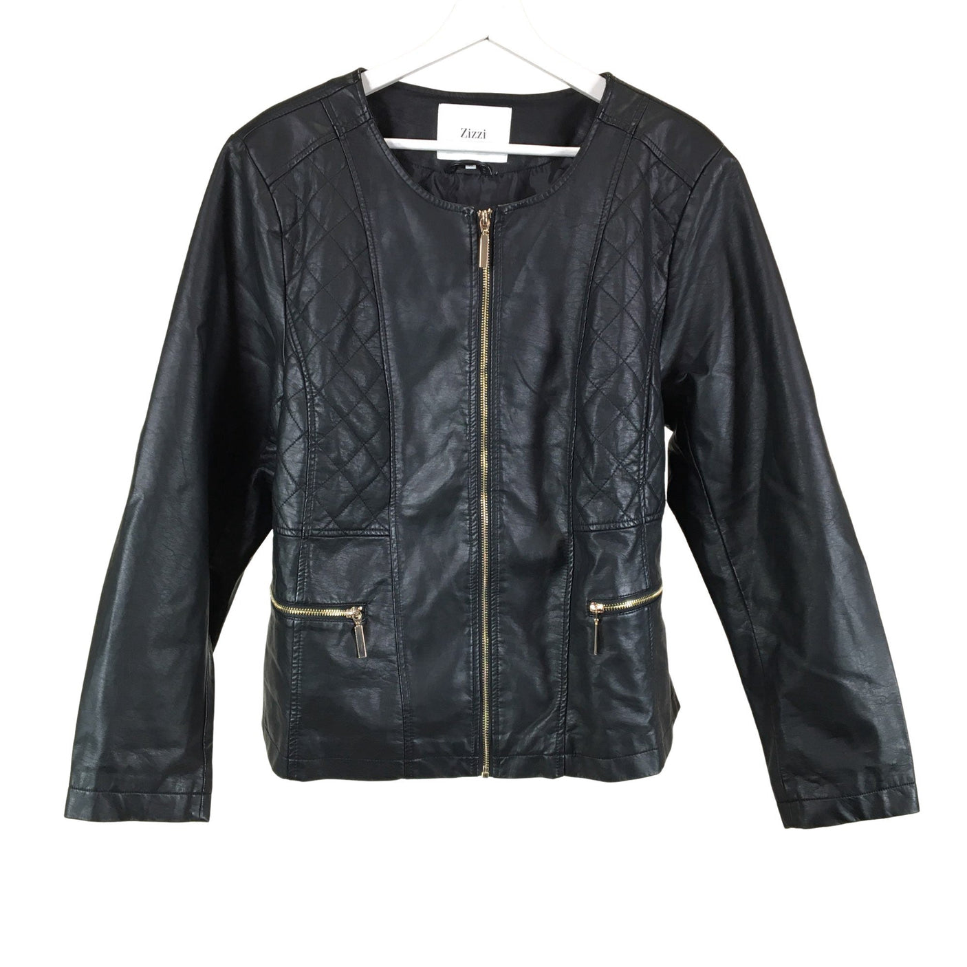 Unisex Zizzi - Nahkatakki, koko 50 -  (1)
