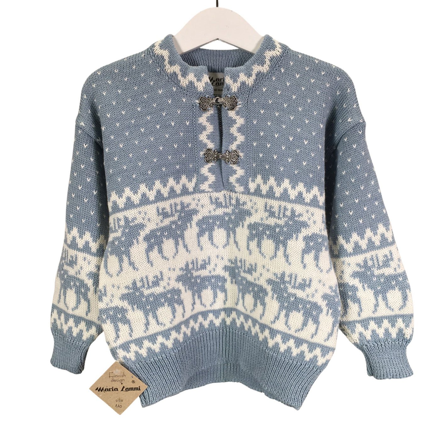 Unisex Maria Lammi - Neuletakki, koko 104 - 110 -  (1)
