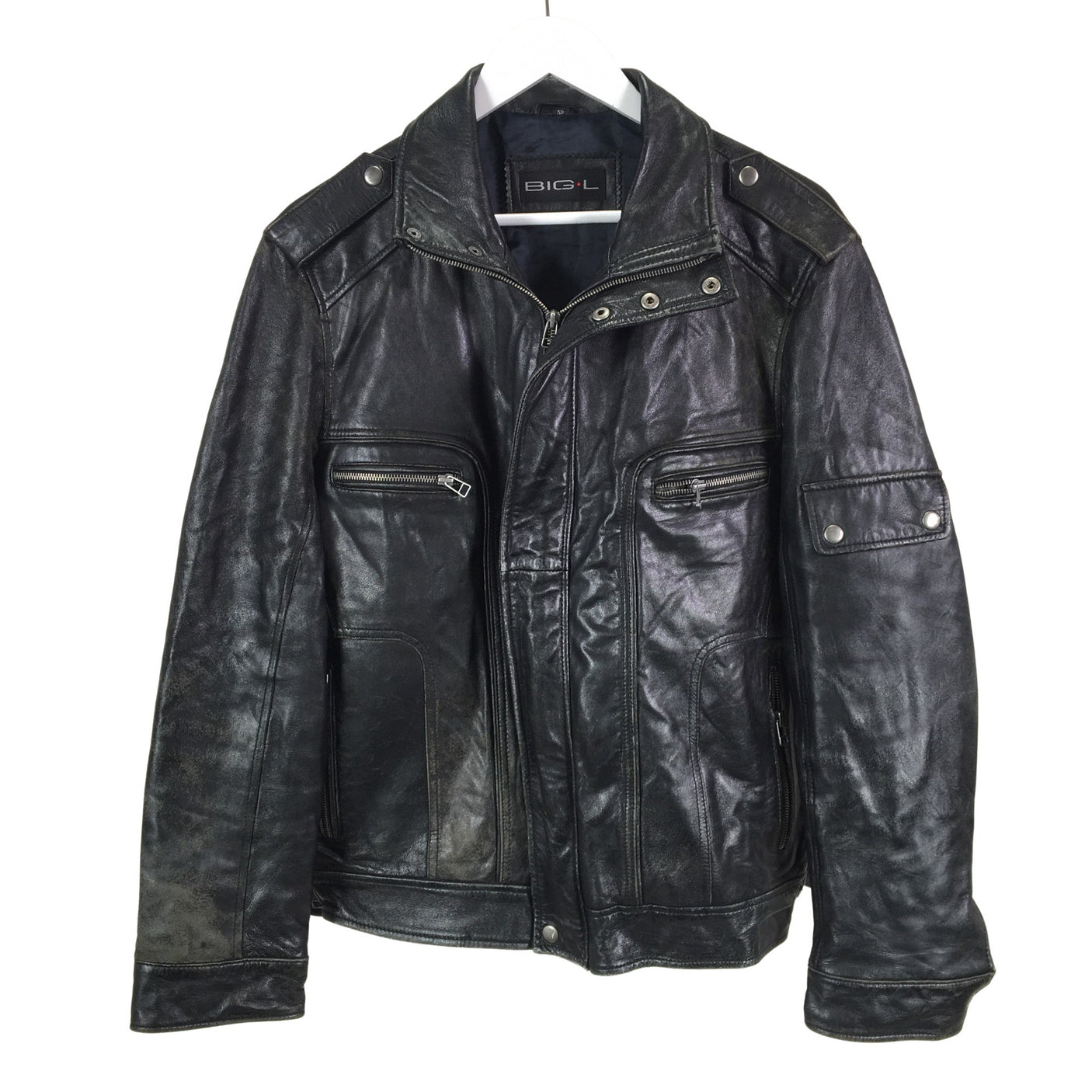 Unisex Big-L - Nahkatakki, koko XL -  (1)
