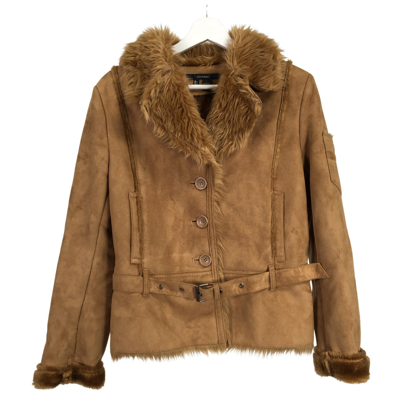 Unisex Zara - Nahkatakki, koko 38 -  (1)