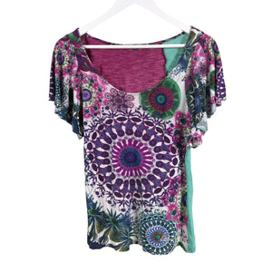 Unisex Desigual - Lyhythihainen pusero, koko 38 -  (1)