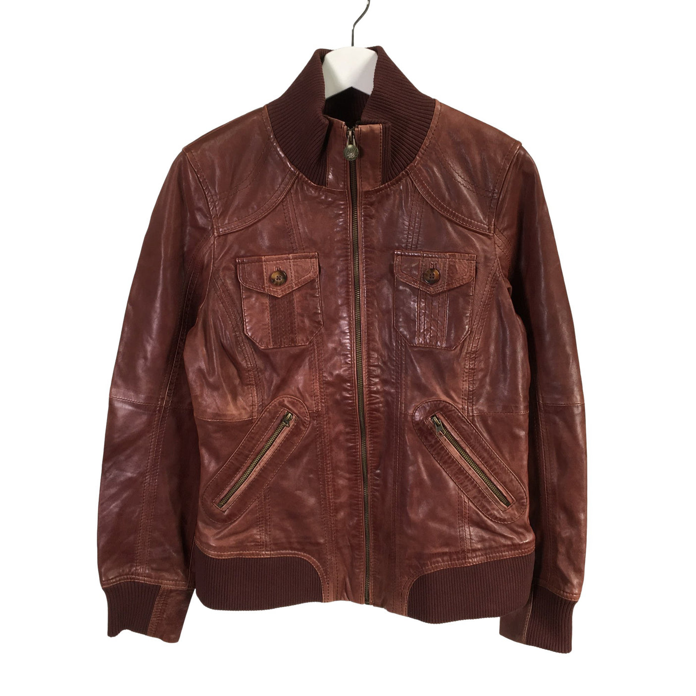 Unisex Esprit - Nahkatakki, koko 38 -  (1)